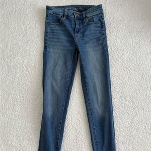 American Eagle Outfitters Dark Blue Skinny Jeans